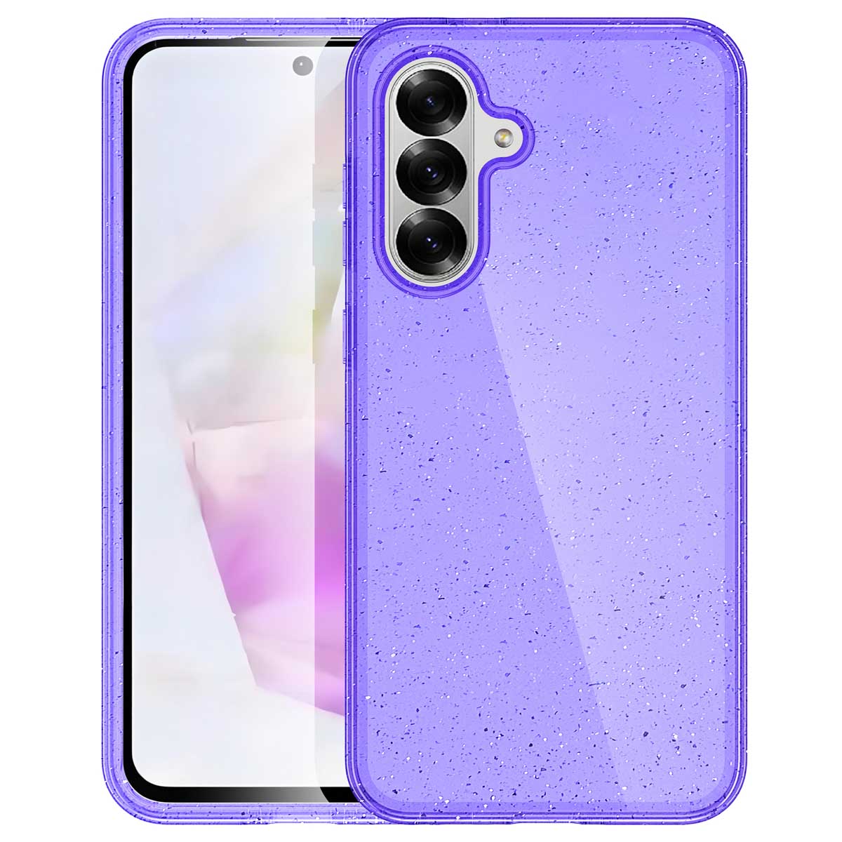 imoshion Sparkle Back Cover für das Samsung Galaxy A56 - Glitzer Violett
