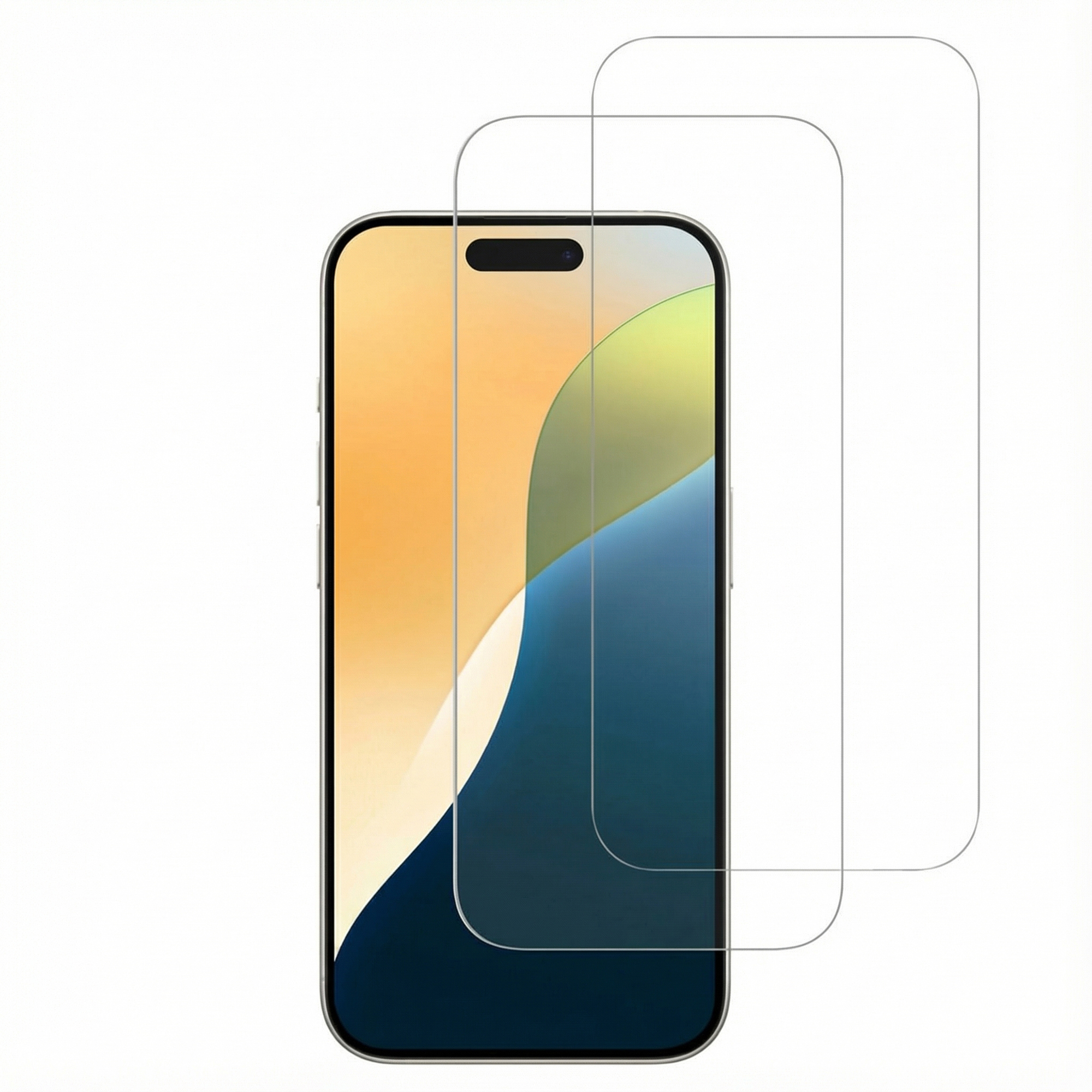 Accezz Displayschutz 2er-pack aus gehärtetem Glas für das Apple iPhone 18 Pro / 17 Pro / 17 / 16 Pro