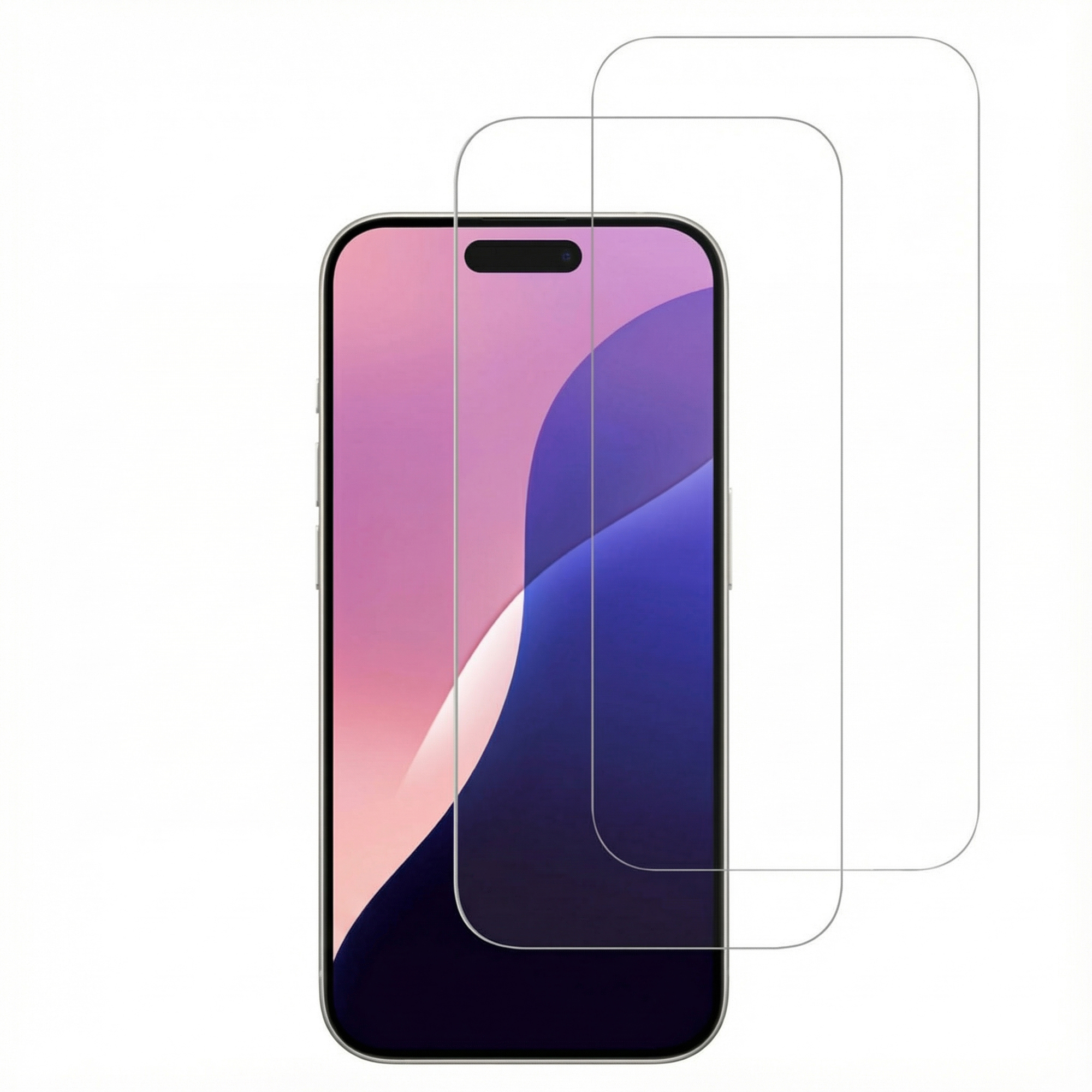 Accezz Displayschutz 2er-pack aus gehärtetem Glas für das Apple iPhone 18 Pro Max / 17 Pro Max / 16 Pro Max