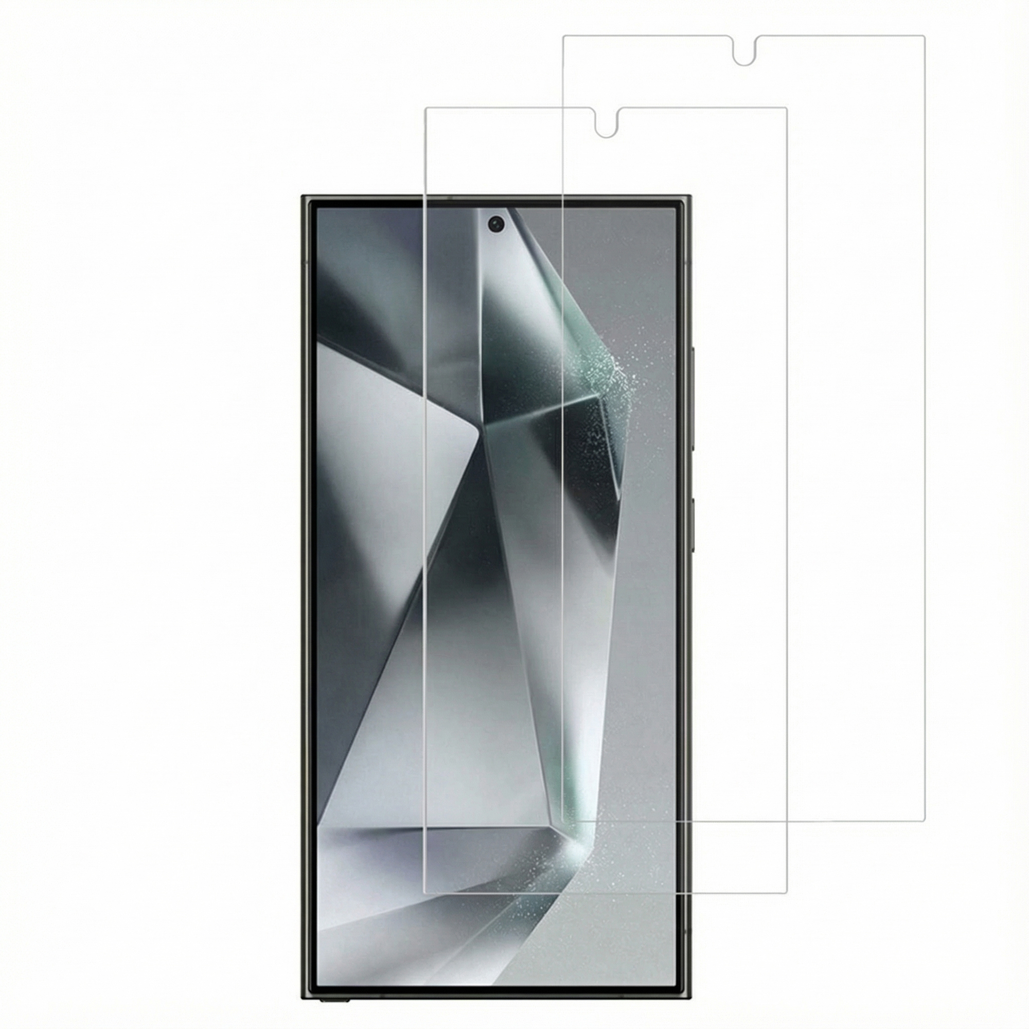 Accezz Displayschutz 2er-pack aus gehärtetem Glas für das Samsung Galaxy S24 Ultra