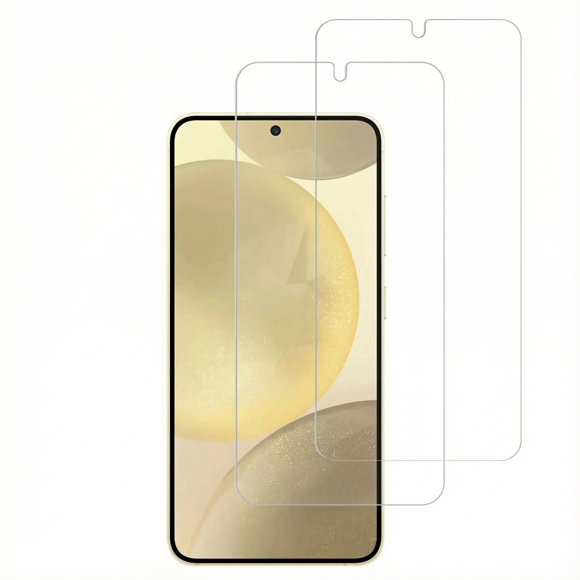Accezz Displayschutz 2er-pack aus gehärtetem Glas für das Samsung Galaxy S24 Plus / S25 Plus
