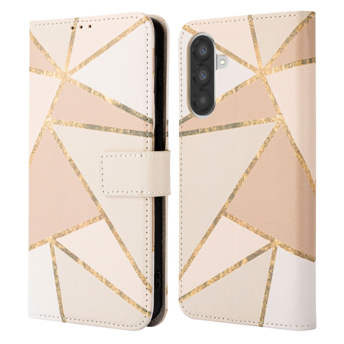 imoshion Design Klapphülle für das Samsung Galaxy A36 - Beige Graphic