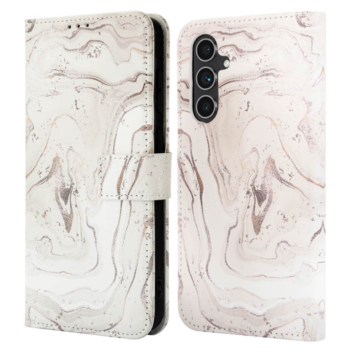 imoshion Design Klapphülle für das Samsung Galaxy A54 (5G) - Sandy Marble