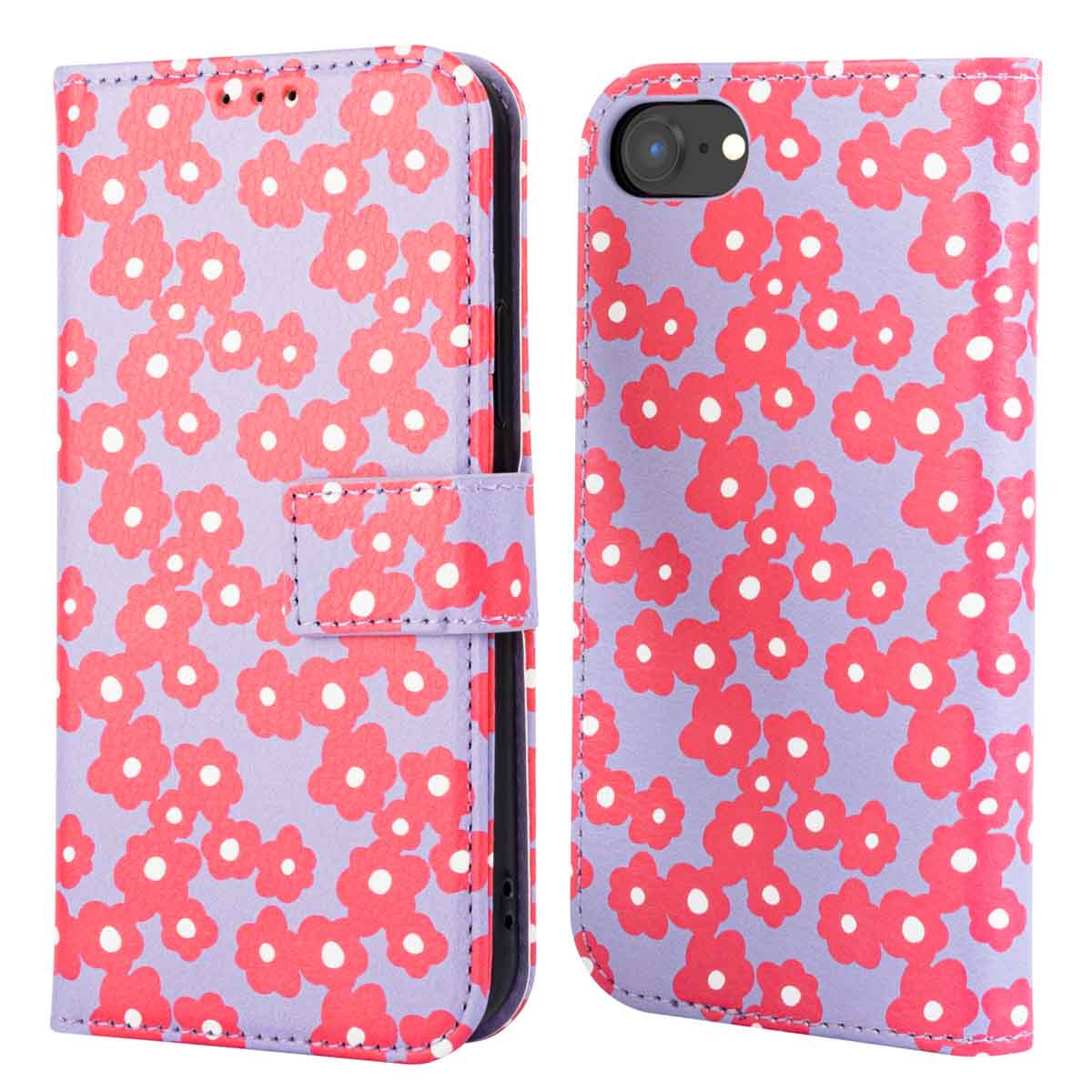 imoshion Design Klapphülle für das Apple iPhone 17e / 16e - Dusty Rose Blossoms