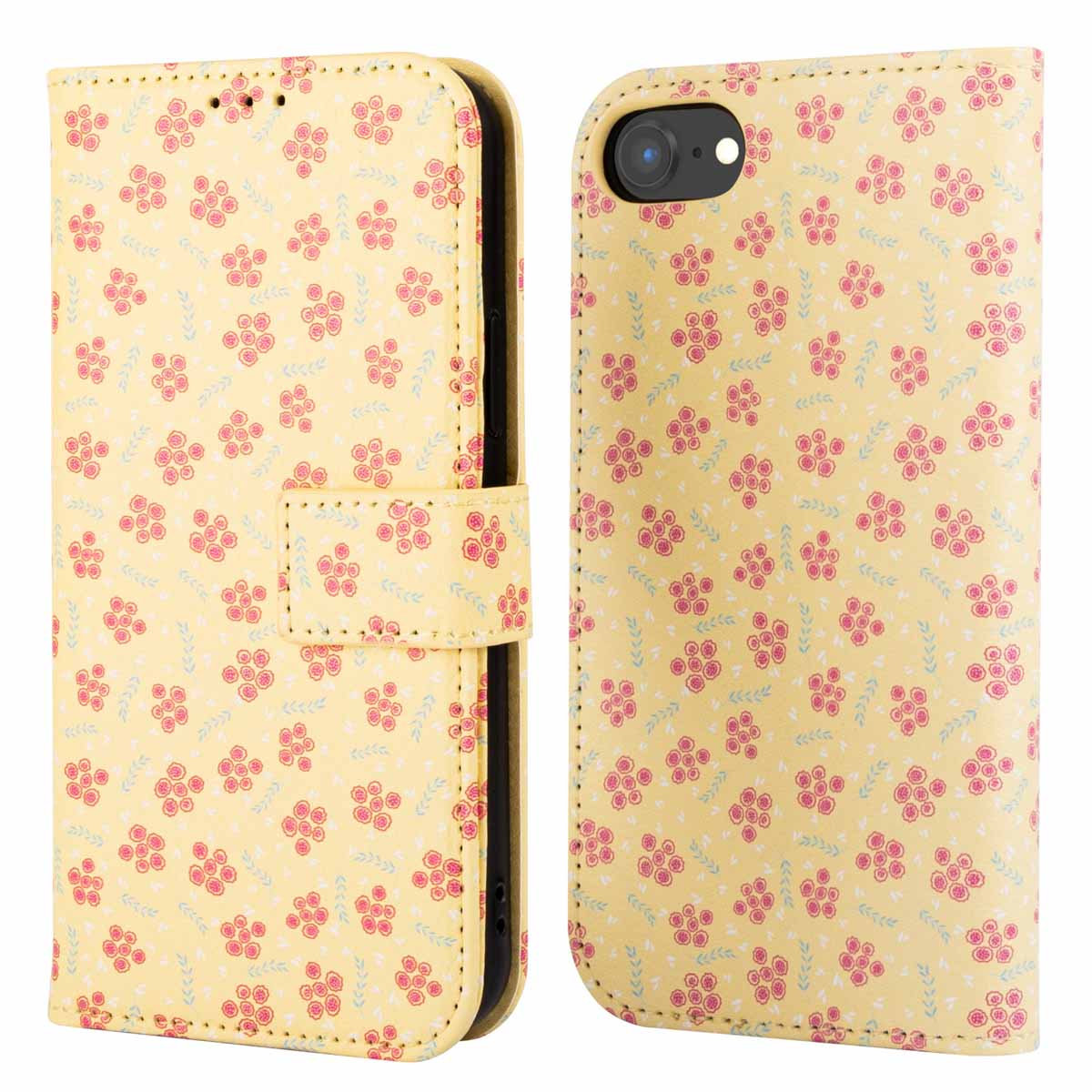 imoshion Design Klapphülle für das Apple iPhone 17e / 16e - Sunny Yellow Petite Flowers