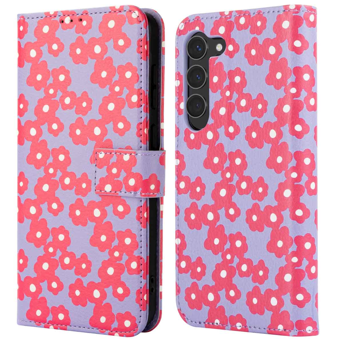 imoshion Design Klapphülle für das Samsung Galaxy S23 - Dusty Rose Blossoms
