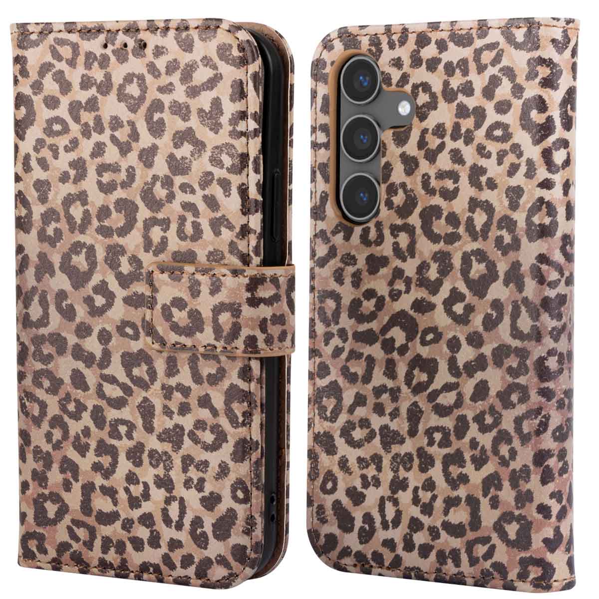 imoshion Design Klapphülle für das Samsung Galaxy S24 - Leopard Mood