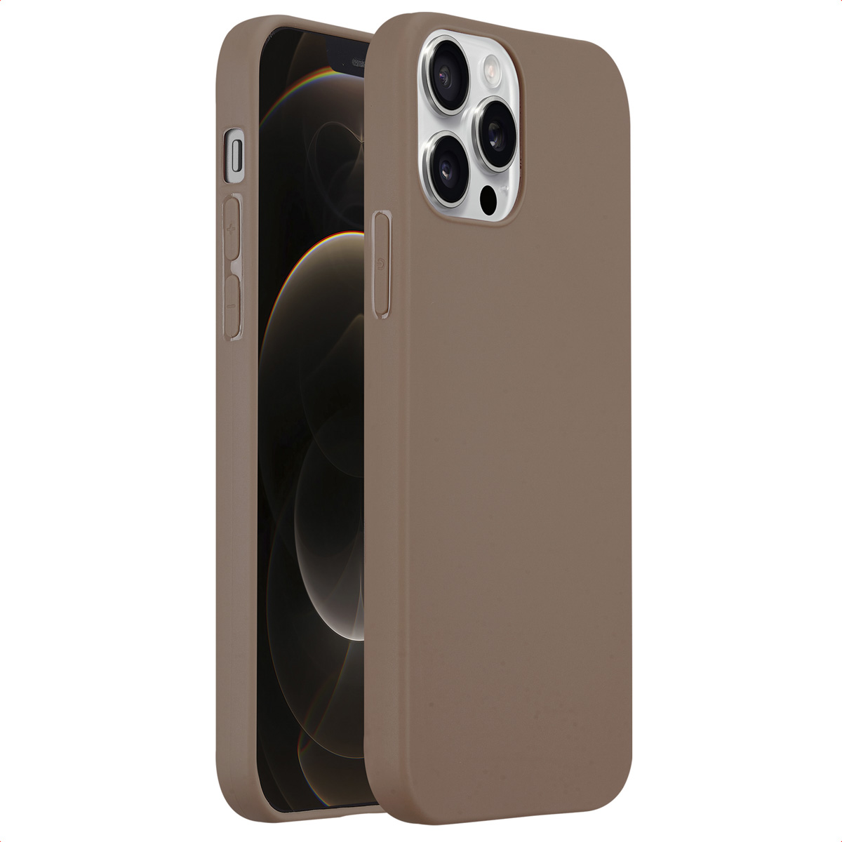 imoshion TPU Color Cover für das Apple iPhone 12 (Pro) - Braun