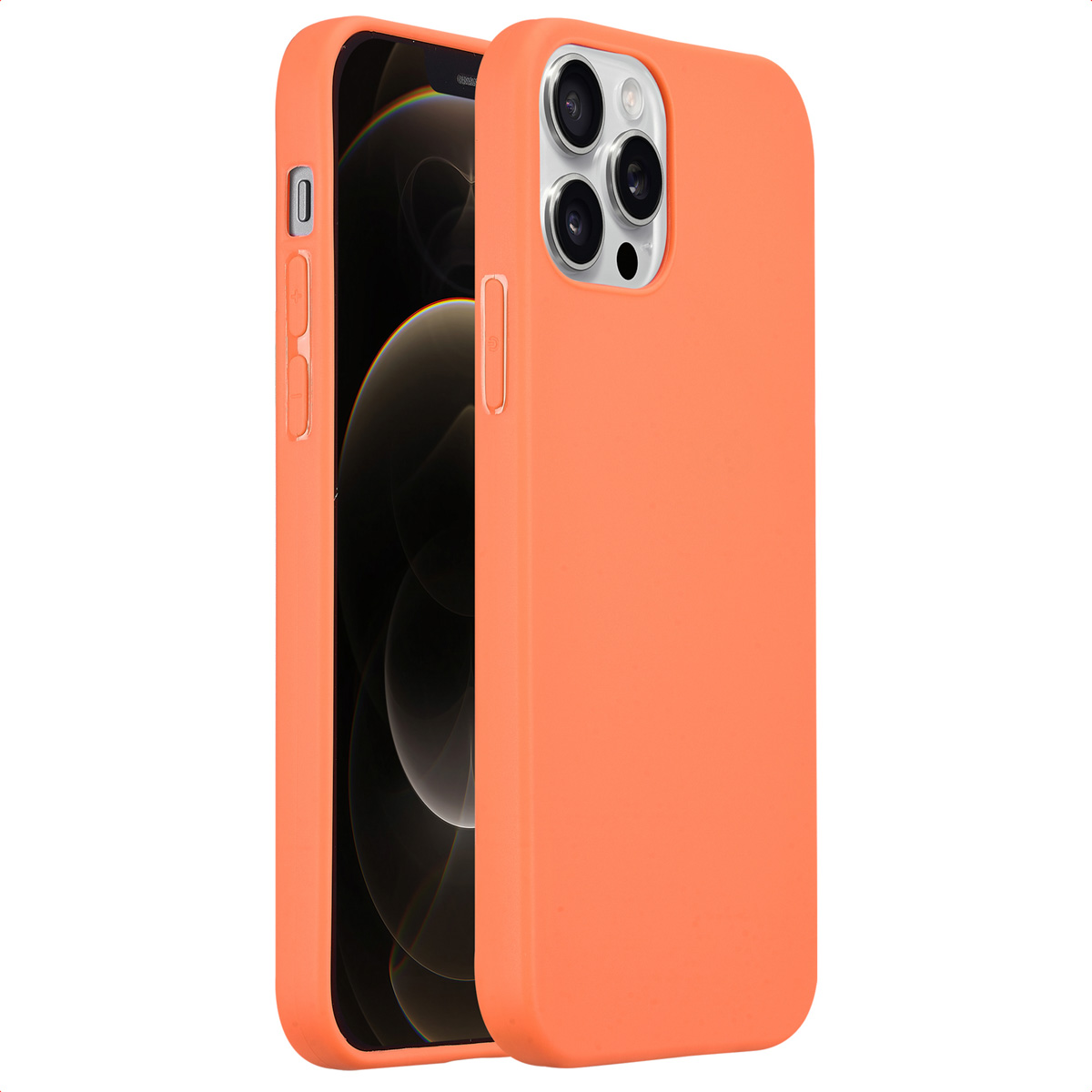 imoshion TPU Color Cover für das Apple iPhone 12 (Pro) - Apricot Crush Orange