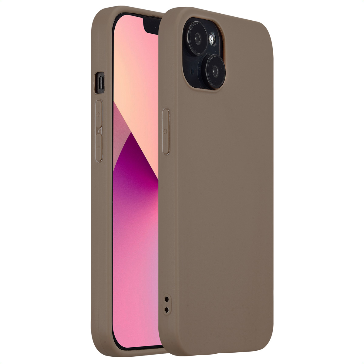 imoshion TPU Color Cover für das Apple iPhone 13 - Braun