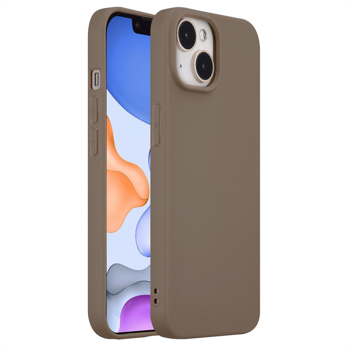 imoshion TPU Color Cover für das Apple iPhone 15 - Braun