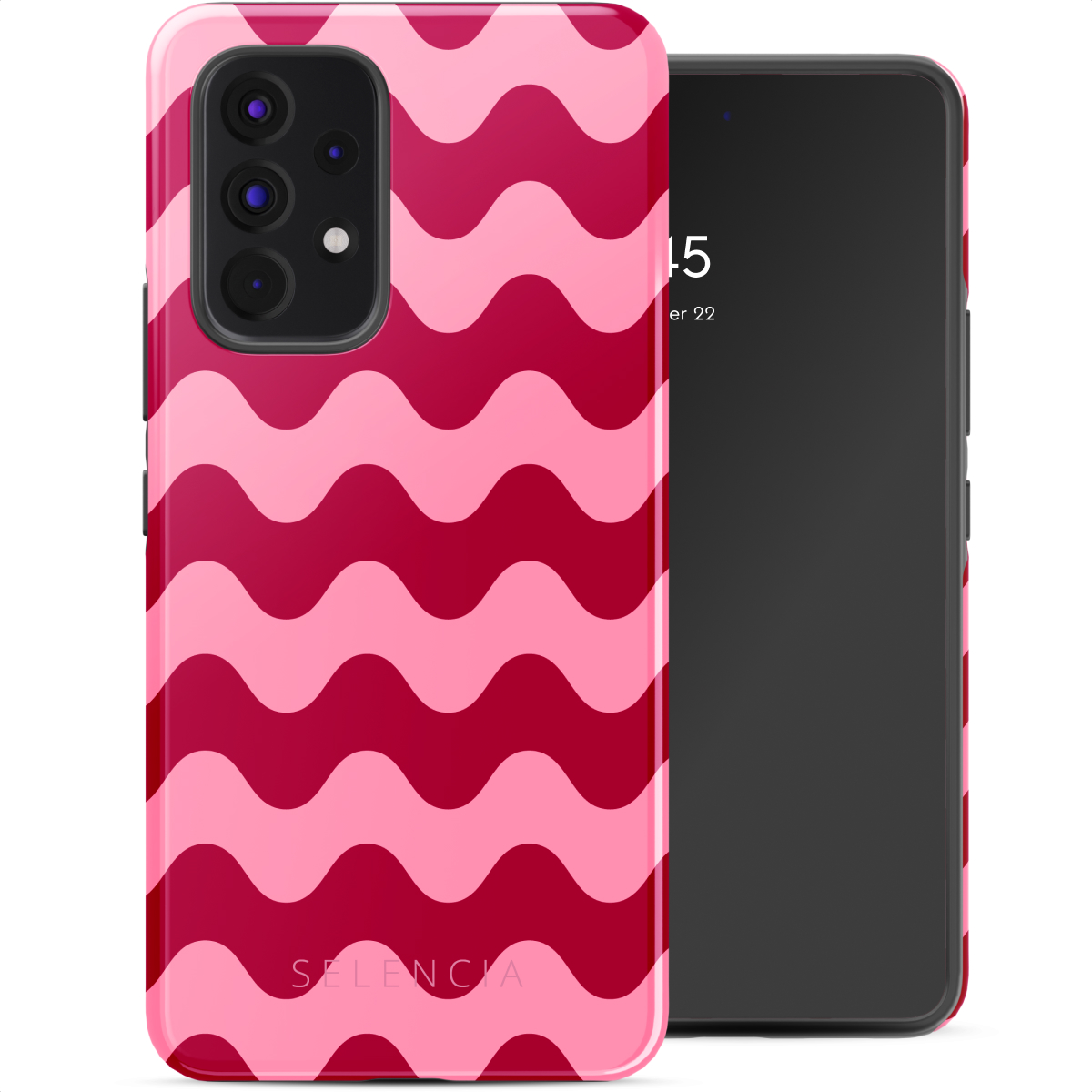 Selencia Vivid Back Cover für das Samsung Galaxy A53 - Wave Vibes Lipstick
