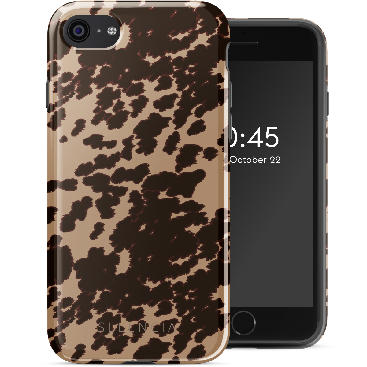 Selencia Vivid Back Cover für das Apple iPhone SE (2022 / 2020) / 8 / 7 - Country Moo'd