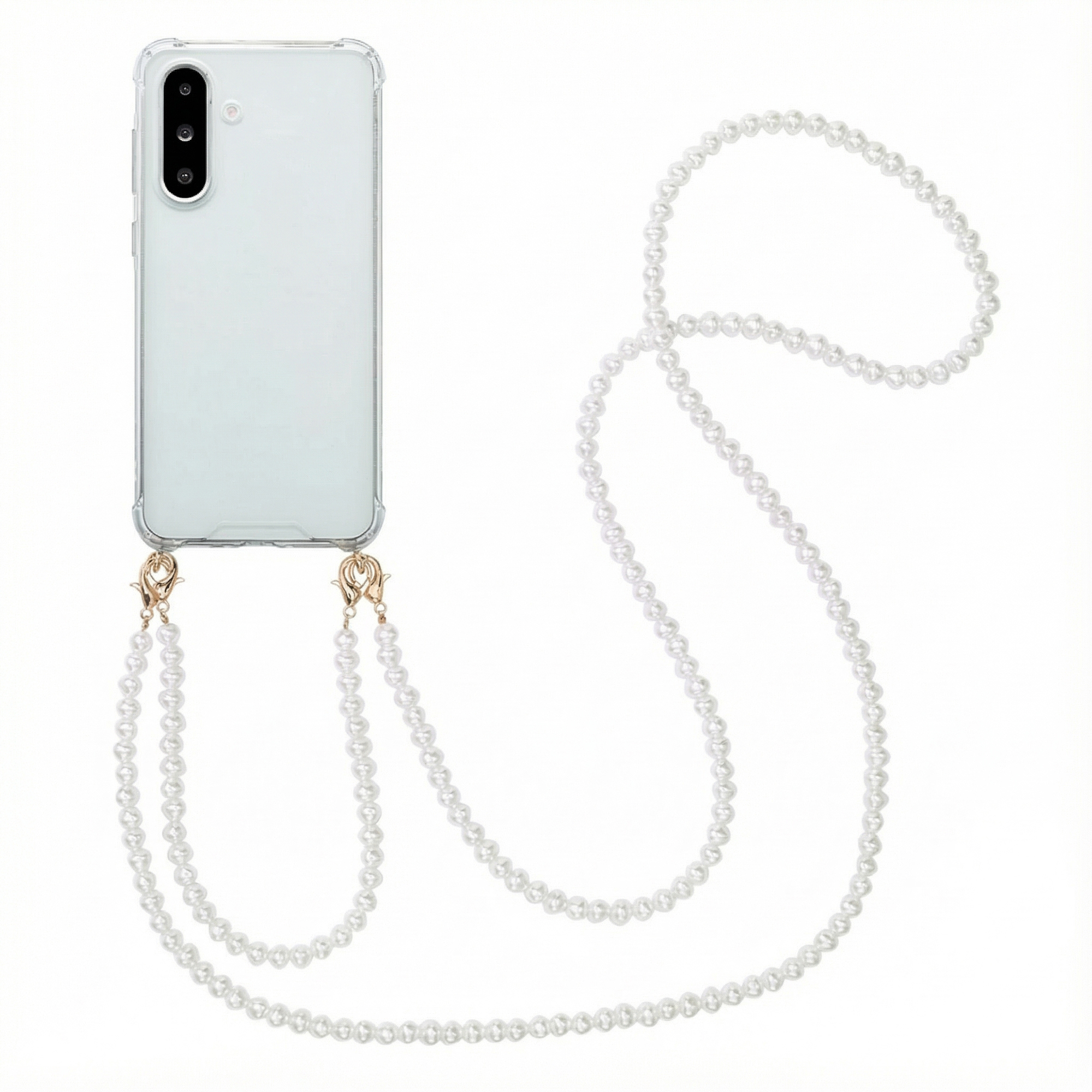 imoshion Backcover mit Handyketten für das Samsung Galaxy A56 - Perlen