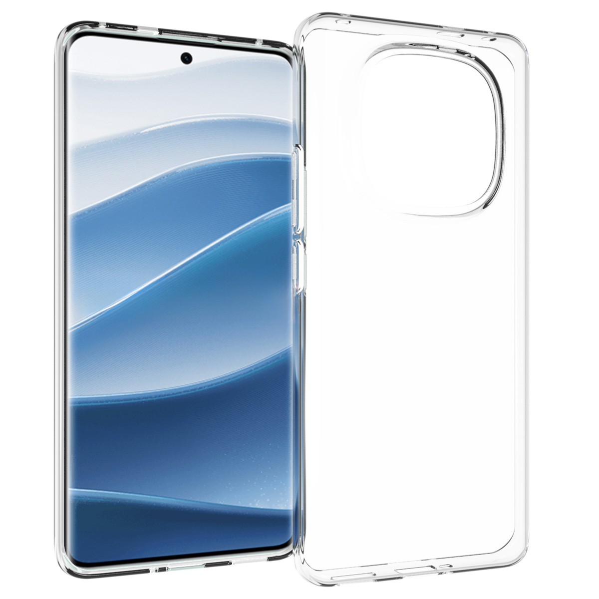 Accezz Clear TPU Backcover für das Xiaomi Redmi Note 14 Pro Plus (5G) - Transparent