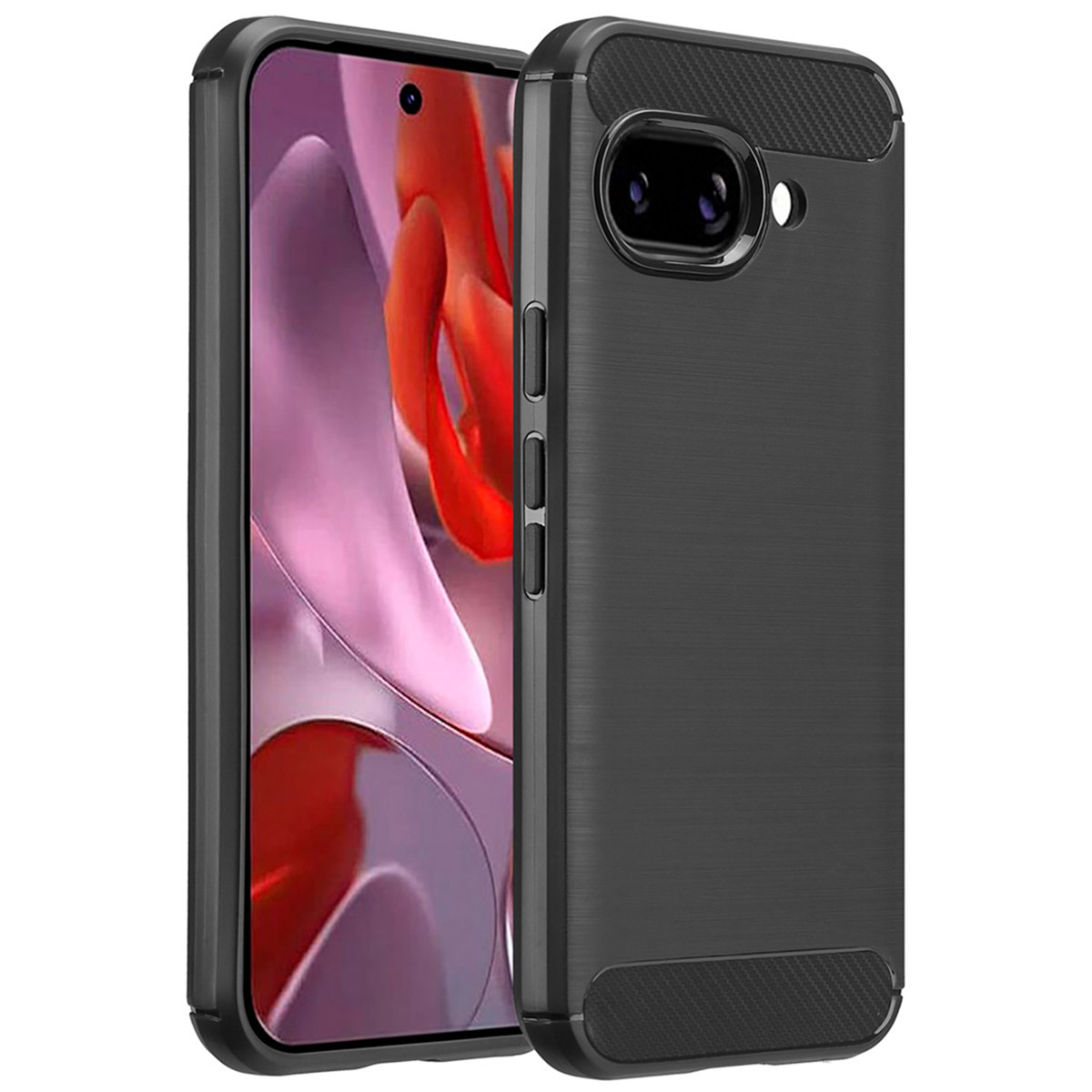 imoshion Brushed Back Cover für das Google Pixel 9A - Schwarz
