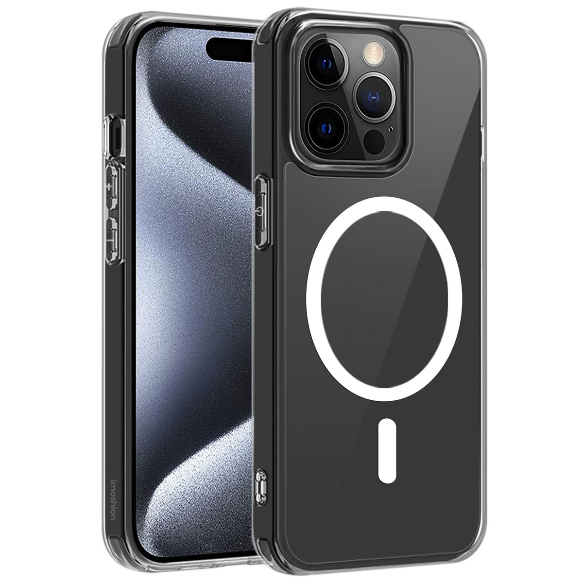 imoshion Protective Back Cover mit MagSafe für das Apple iPhone 15 Pro - Transparent