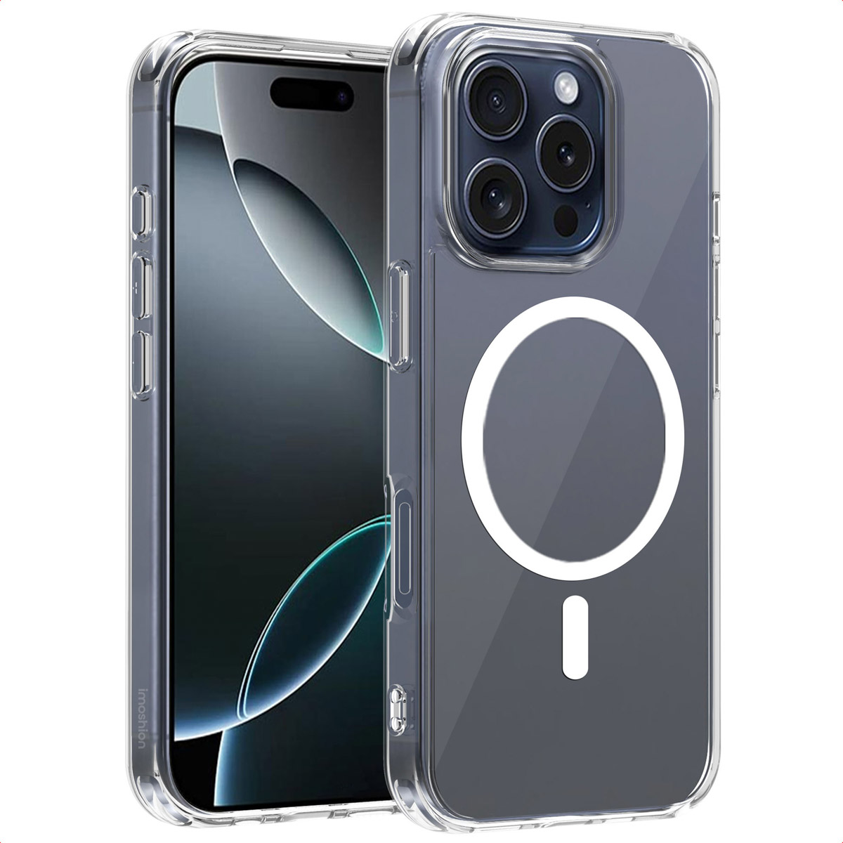 imoshion Protective Back Cover mit MagSafe für das Apple iPhone 16 Pro - Transparent