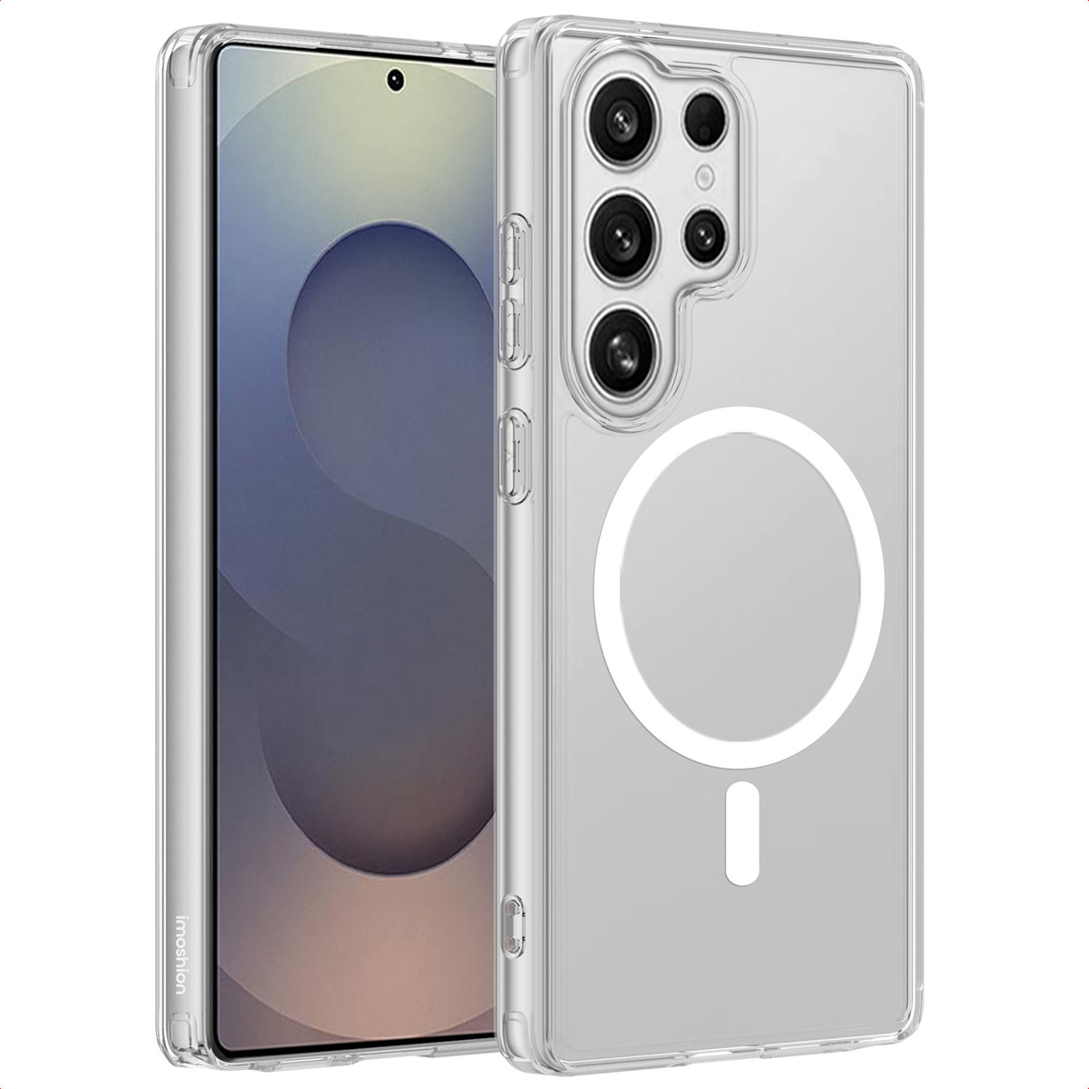 imoshion Protective Back Cover mit MagSafe für das Samsung Galaxy S25 Ultra - Transparent