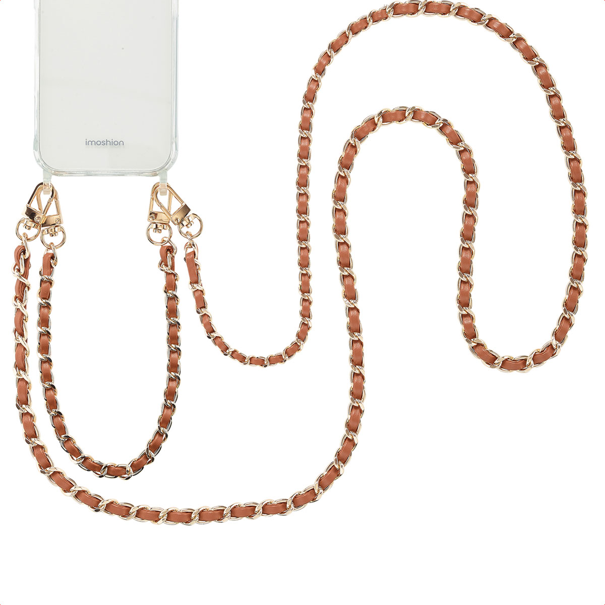 imoshion PU Leder Handyketten Set – Braun