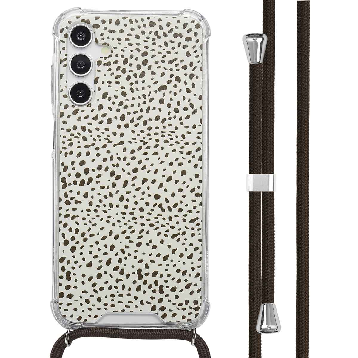 imoshion Design Hülle mit Band für das Samsung Galaxy A15 (5G) - Desert Dots