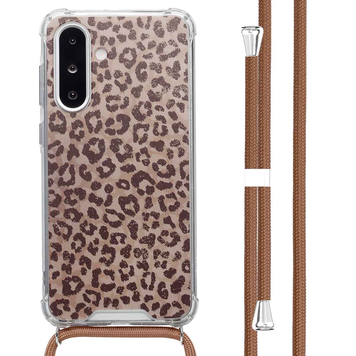 imoshion Design Hülle mit Band für das Samsung Galaxy A36 - Leopard Mood
