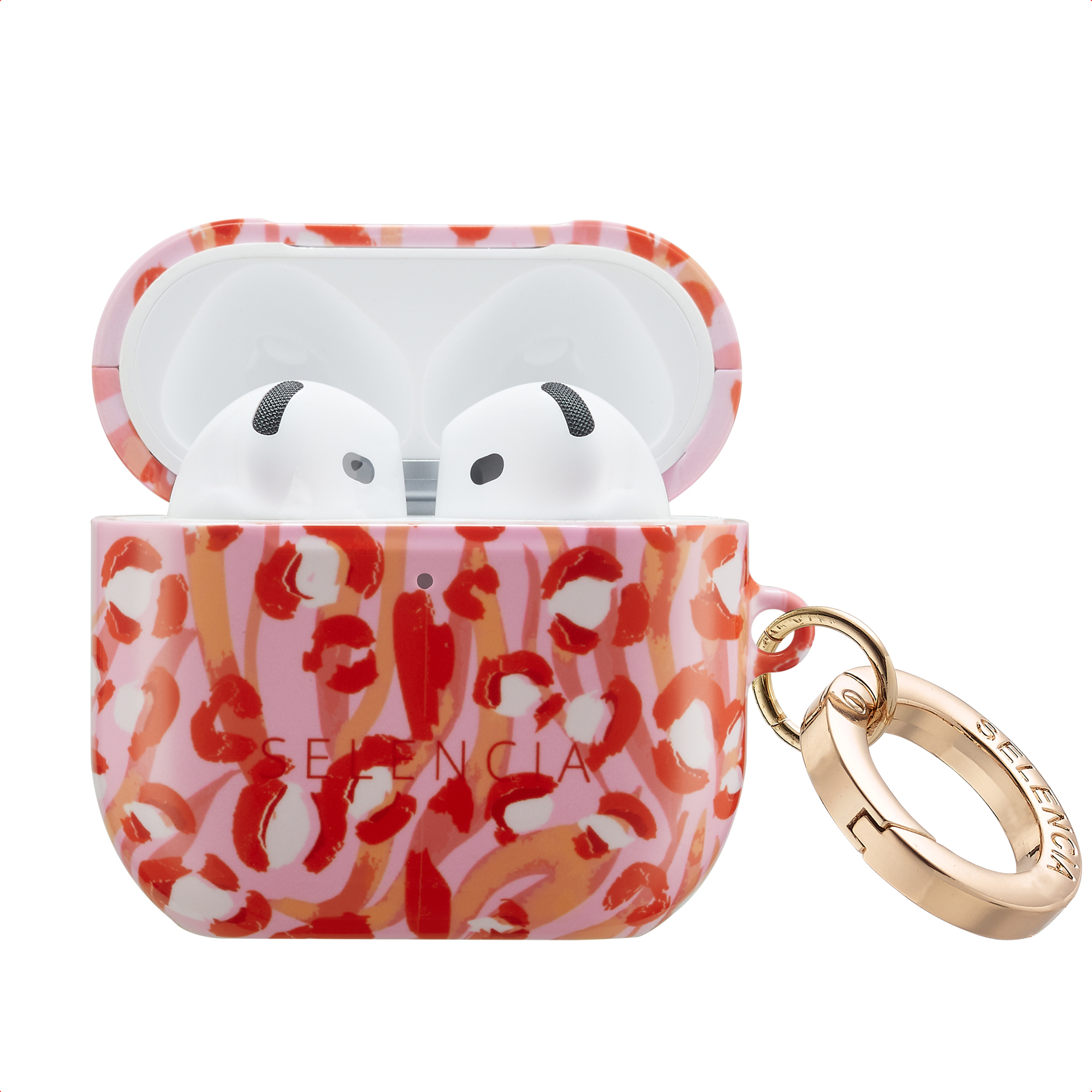 Selencia Vivid Case für das Apple AirPods 5 / 4 - Wild Spots Lipstick