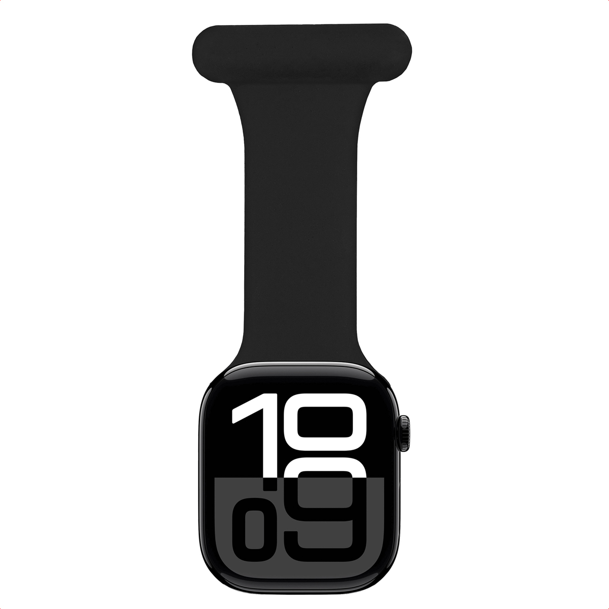 imoshion Pflegekräfte Silikonarmband für Apple Watch | 44/45/46/49 mm - Schwarz