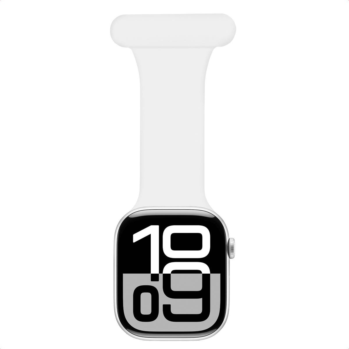 imoshion Pflegekräfte Silikonarmband für Apple Watch | 44/45/46/49 mm - Weiß