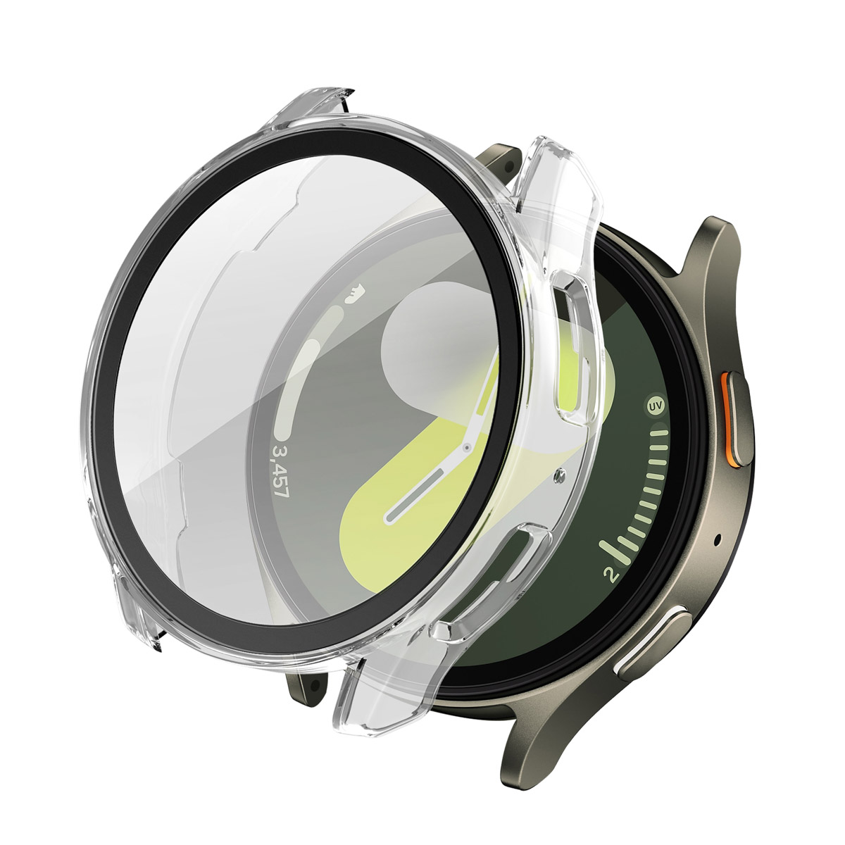 imoshion Full Cover Hard Case für das Samsung Galaxy Watch 7 - 40 mm - Transparent