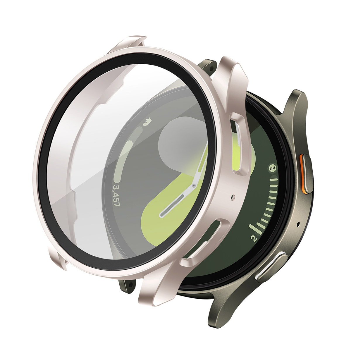 imoshion Full Cover Hard Case für das Samsung Galaxy Watch 7 - 40 mm - Starlight