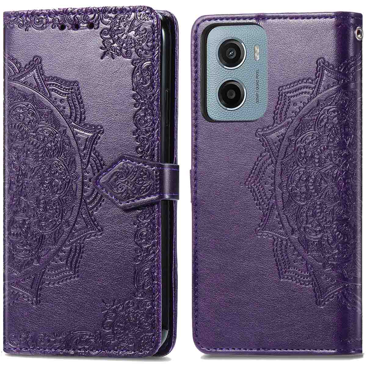 imoshion Mandala Klapphülle für das Motorola Moto G05 / E15 - Violett