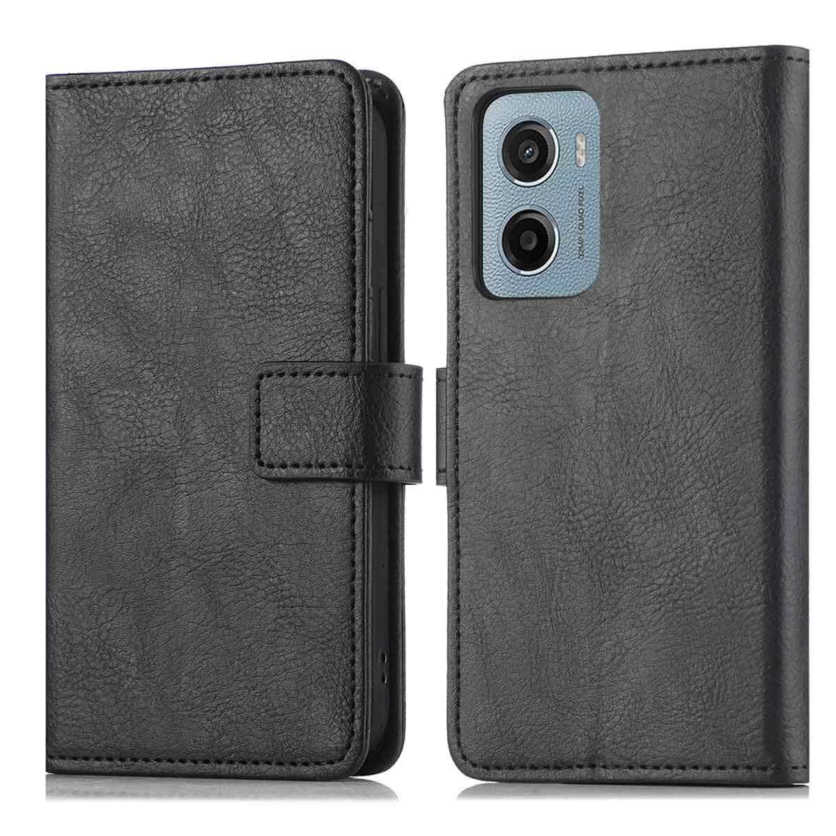 imoshion Luxuriöse Klapphülle für das Motorola Moto G05 / E15 - Schwarz