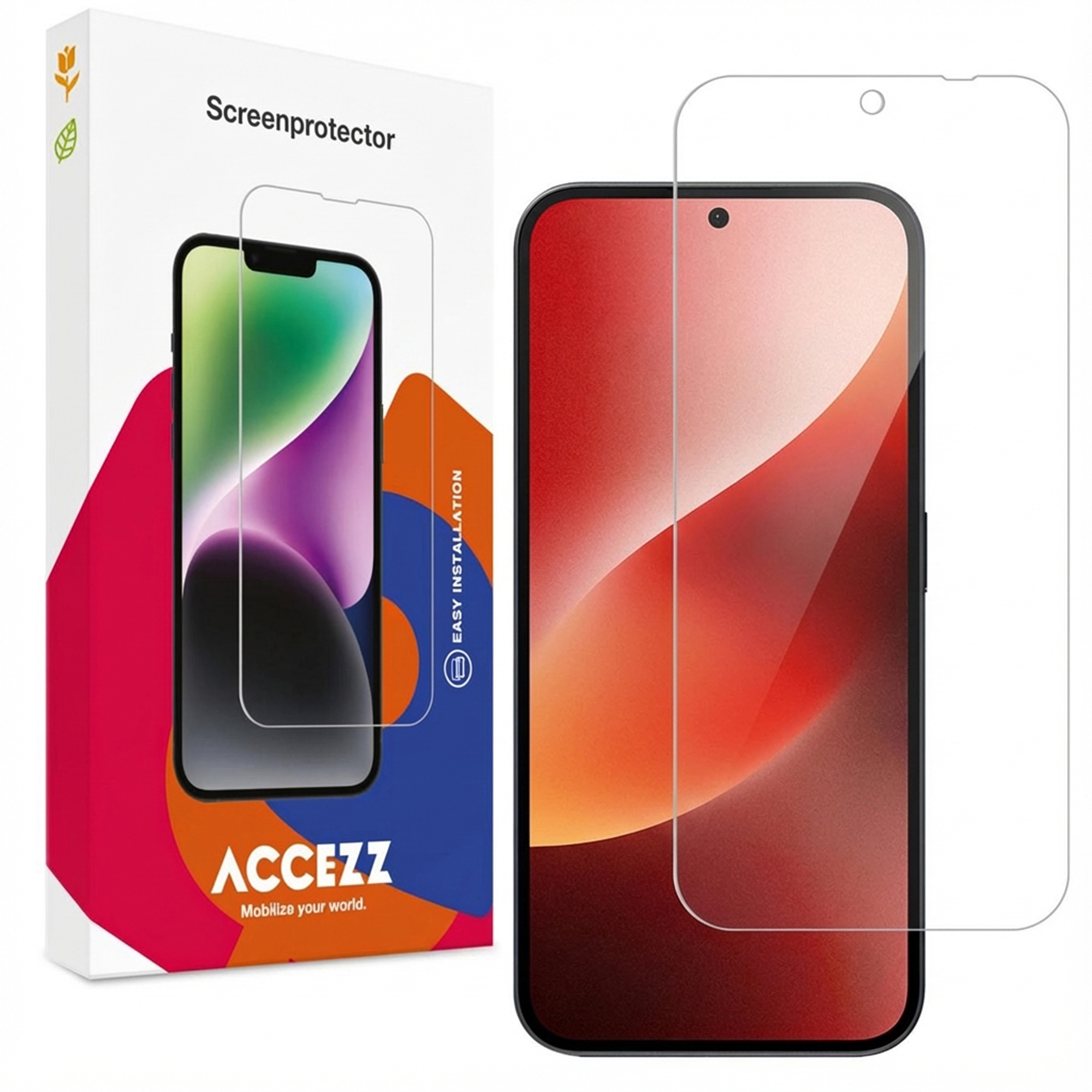 Accezz Screen Protector aus gehärtetem Glas für das Nothing Phone (2a) / (2a) Plus