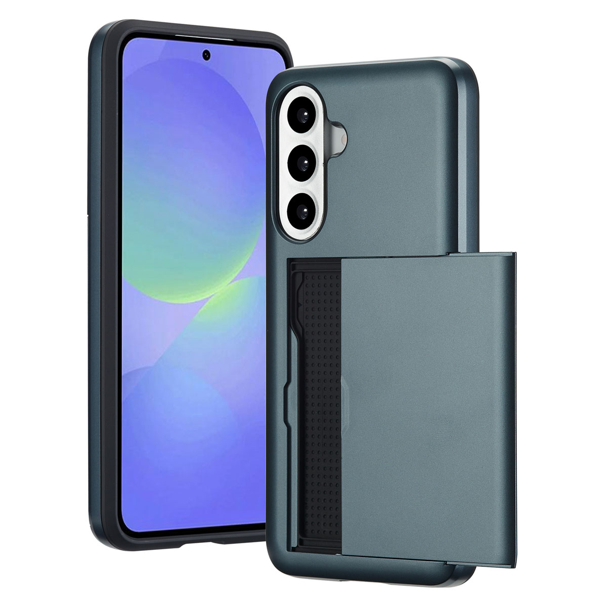 imoshion Backcover mit Kartenfach für das Samsung Galaxy A36 / A56 - Dunkelblau