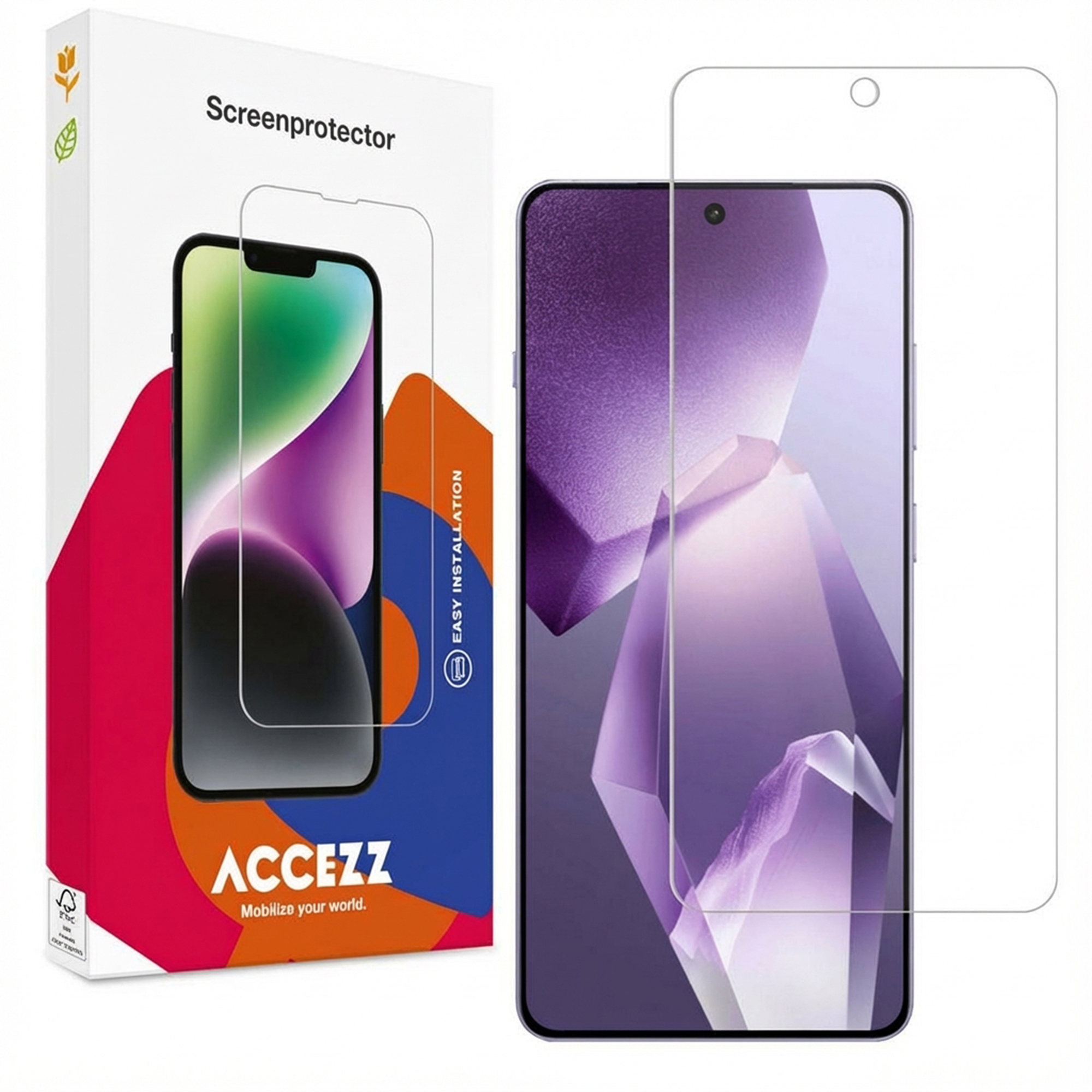 Accezz Screen Protector aus gehärtetem Glas für das OnePlus 13R