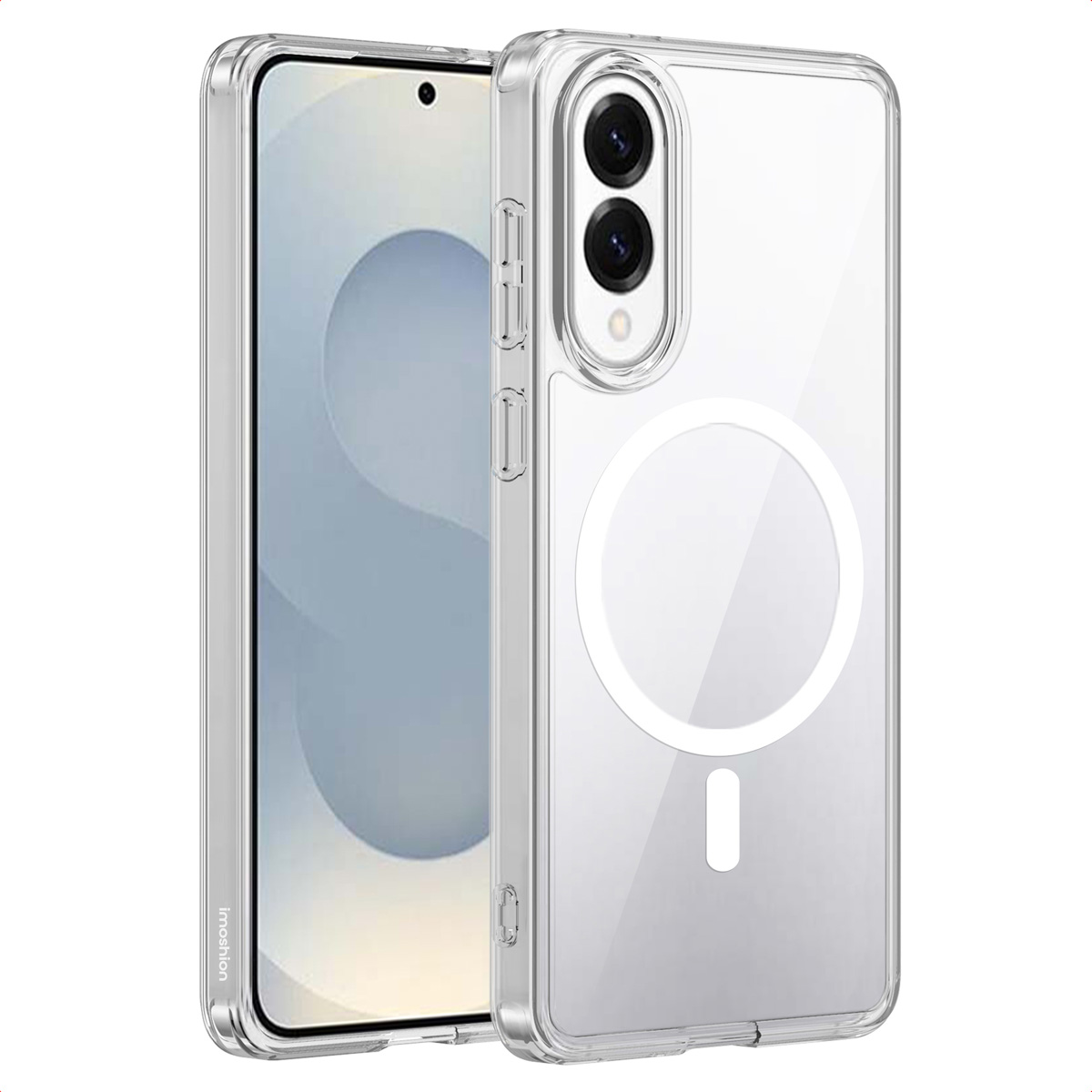imoshion Protective Back Cover mit MagSafe für das Samsung Galaxy S25 Edge - Transparent