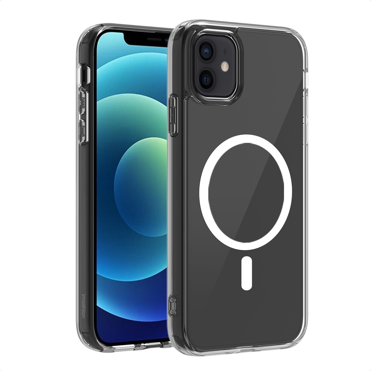 imoshion Protective Back Cover mit MagSafe für das Apple iPhone 12 Mini - Transparent