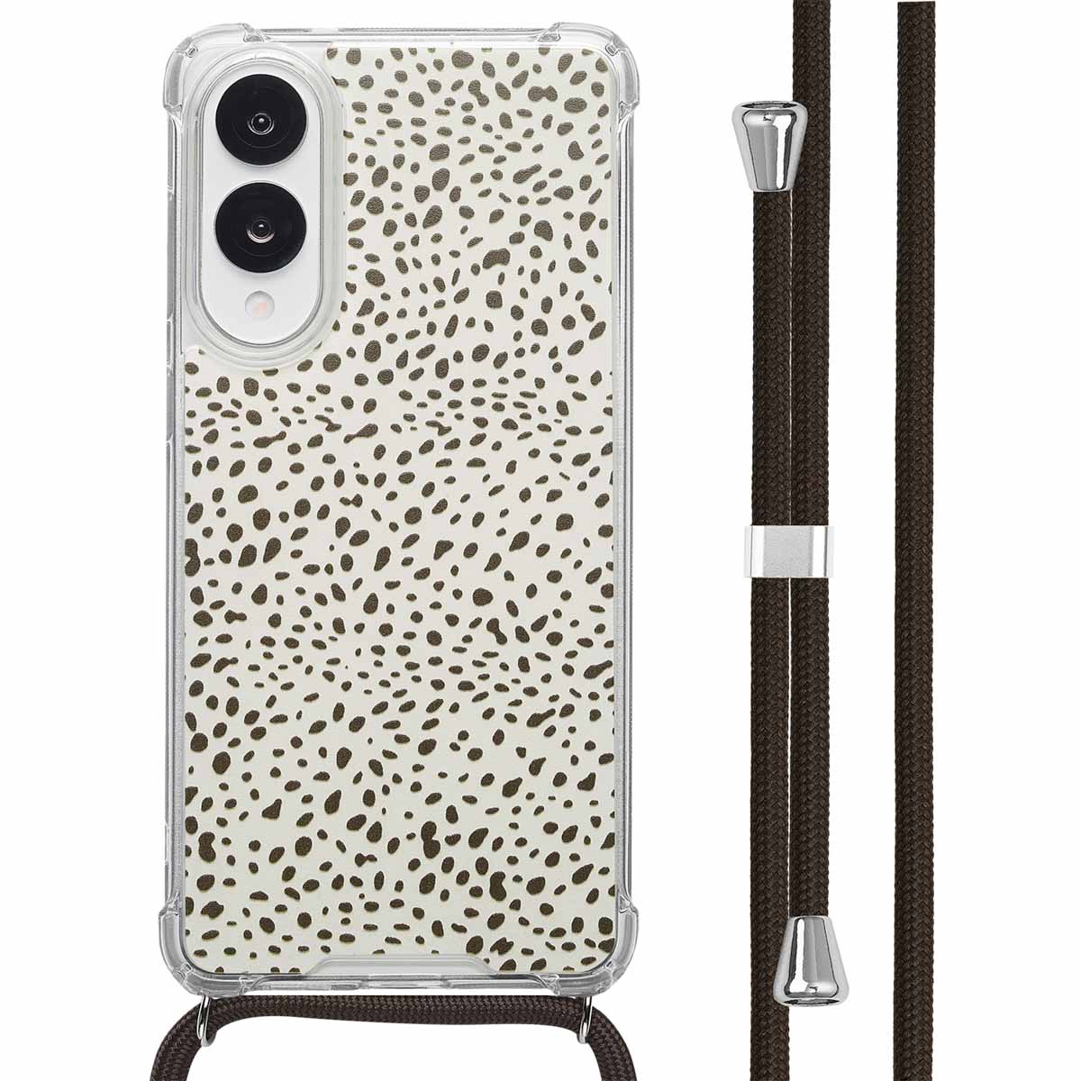 imoshion Design Hülle mit Band für das Samsung Galaxy S25 Edge - Desert Dots