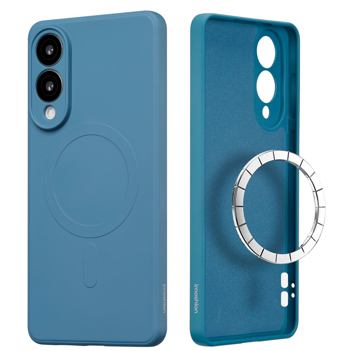 imoshion Color Back Cover mit MagSafe für das Samsung Galaxy S25 Edge - Dunkelblau