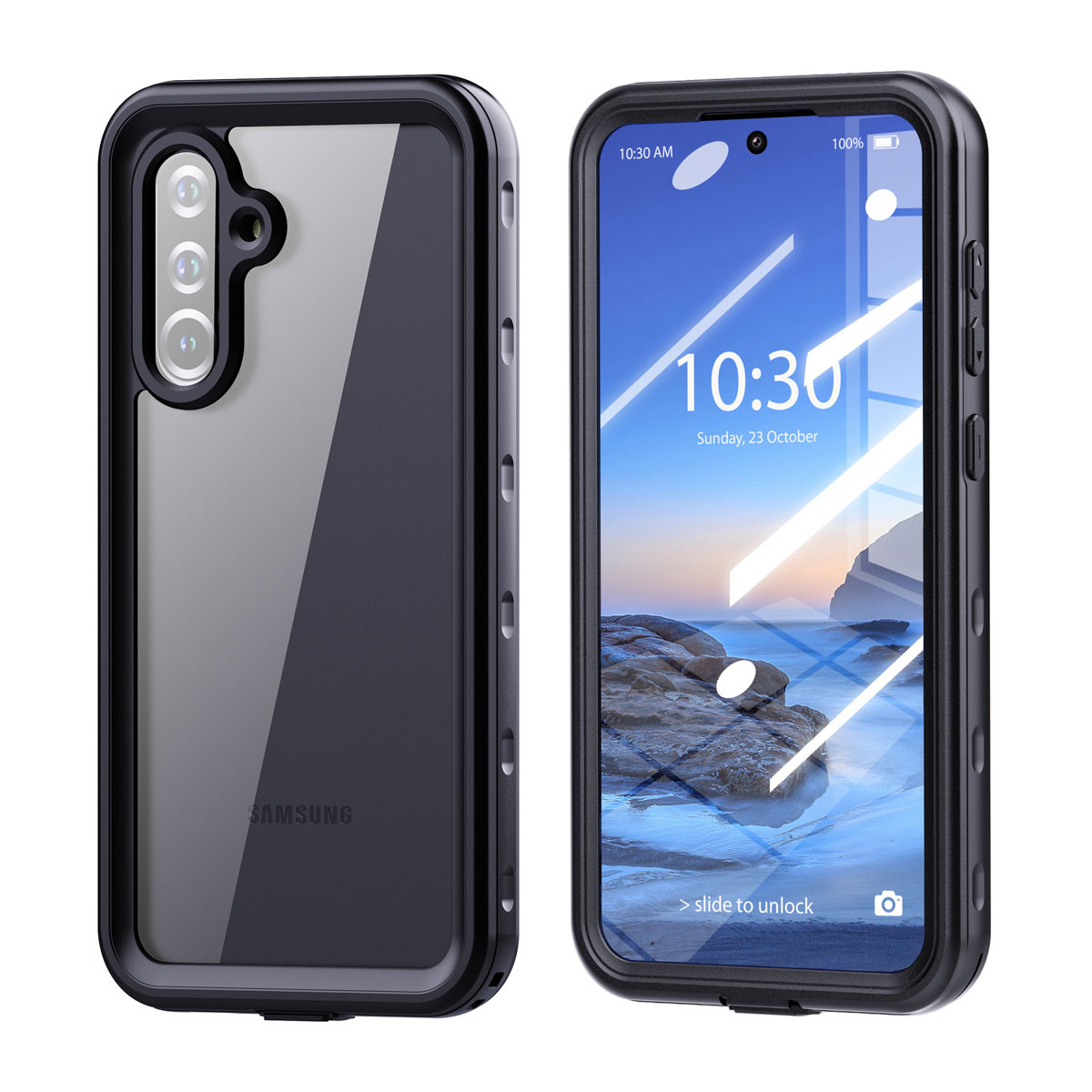 Redpepper Dot Waterproof Case für das Samsung Galaxy A36 - Schwarz
