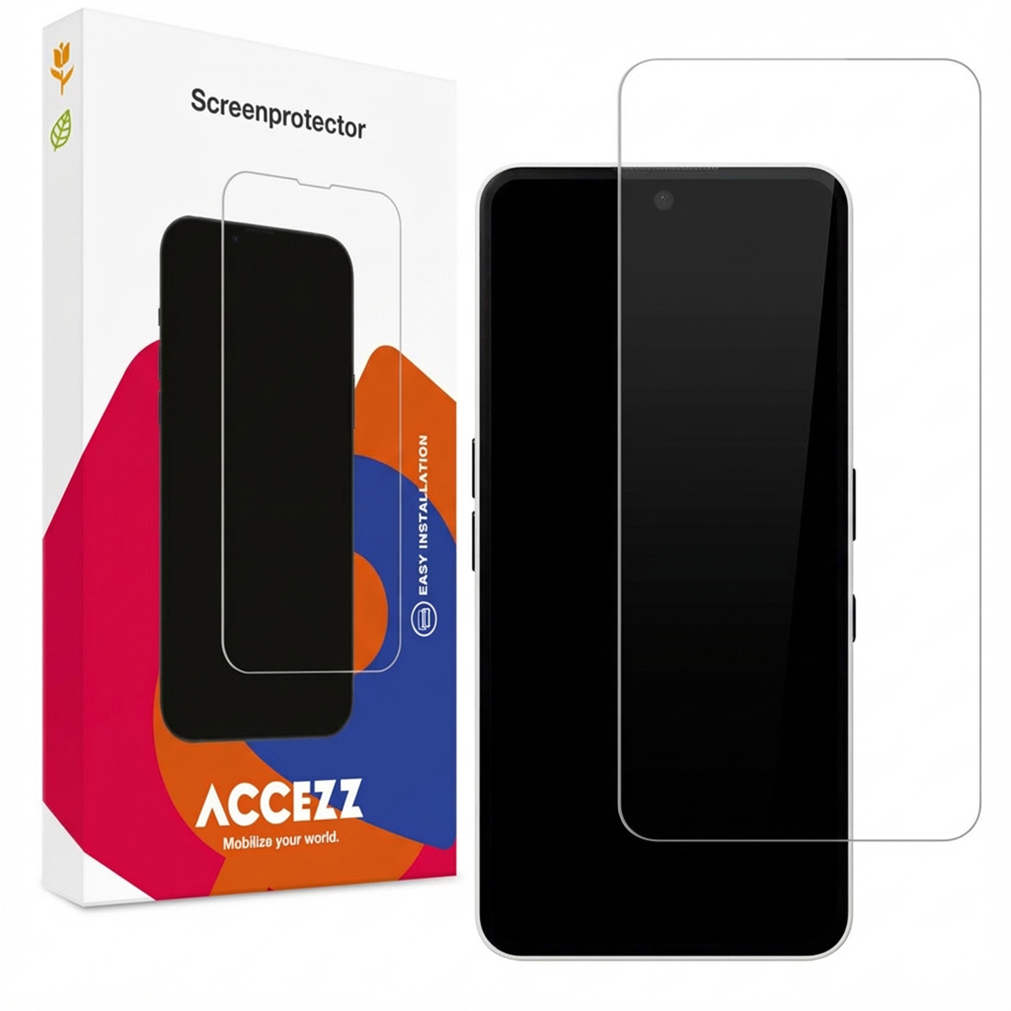 Accezz Displayschutz aus gehärtetem Glas für das Nothing Phone (3a) / (3a) Pro