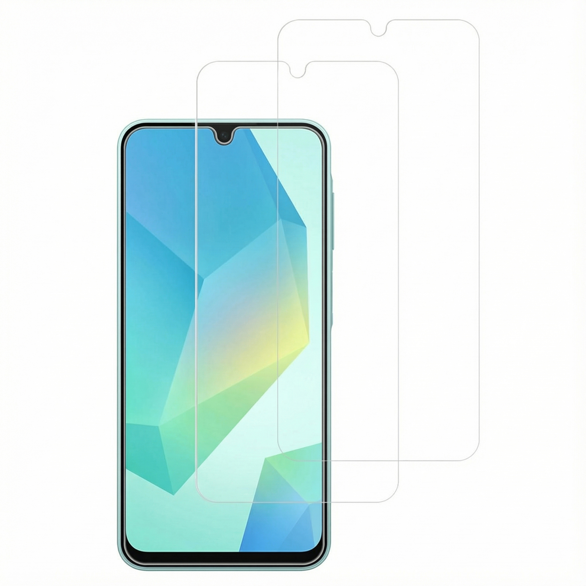 Accezz Displayschutz 2er-pack aus gehärtetem Glas für das Samsung Galaxy A16 / A17 / A26