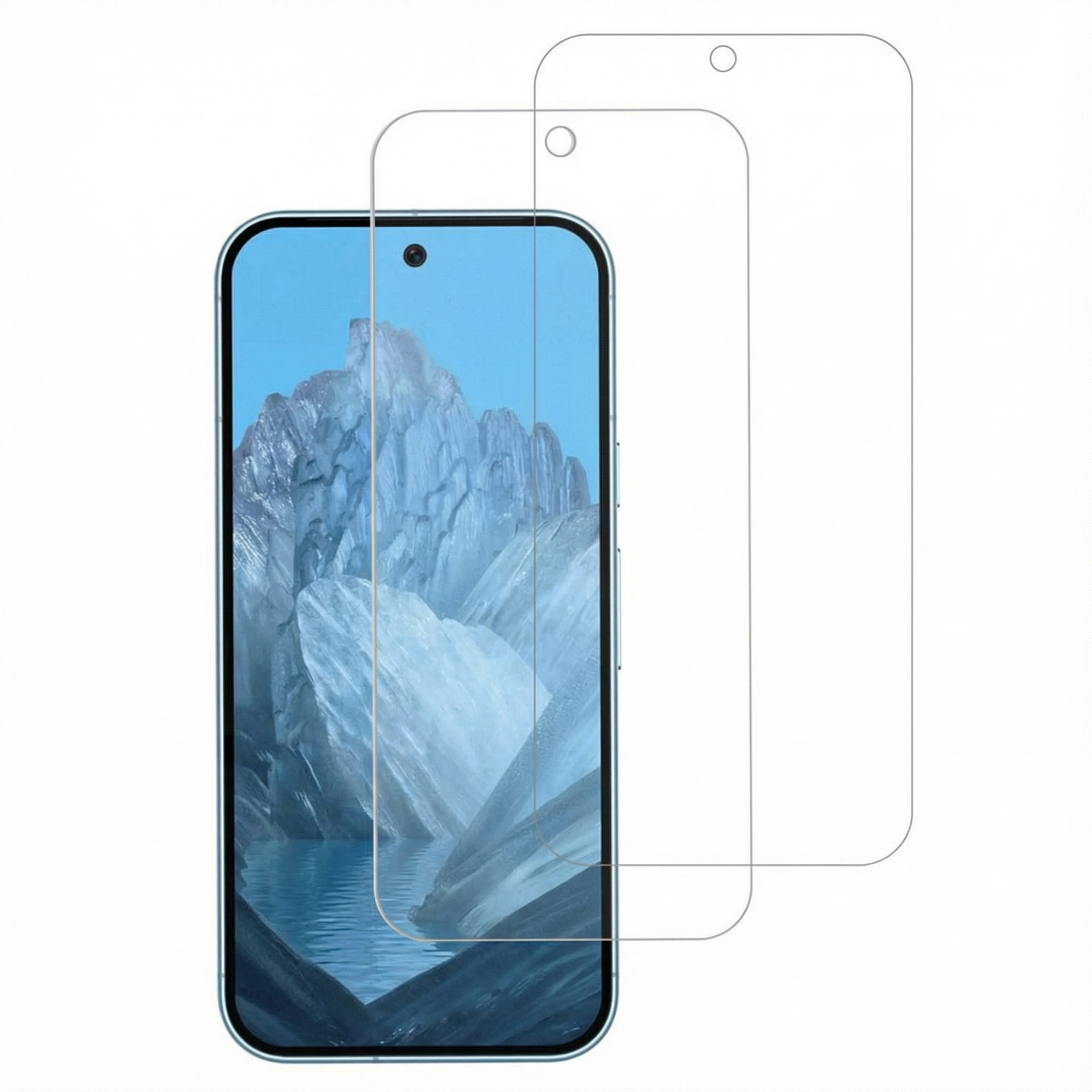 Accezz Displayschutz 2er-pack aus gehärtetem Glas für das Google Pixel 9 / 9 Pro / 10 / 10 Pro