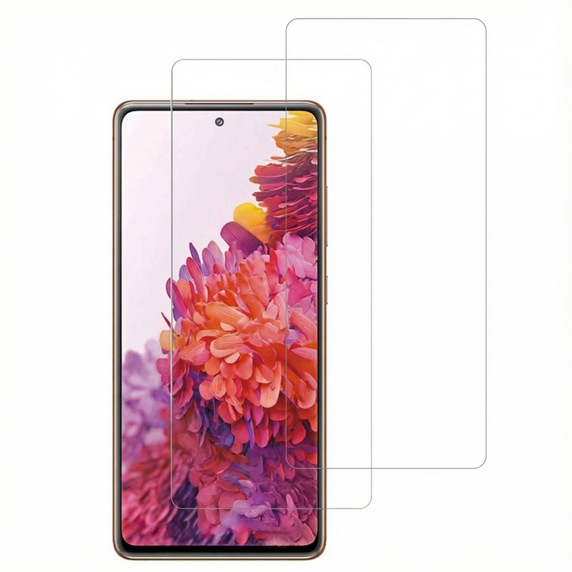 Accezz Displayschutz 2er-pack aus gehärtetem Glas für das Samsung Galaxy S20 FE