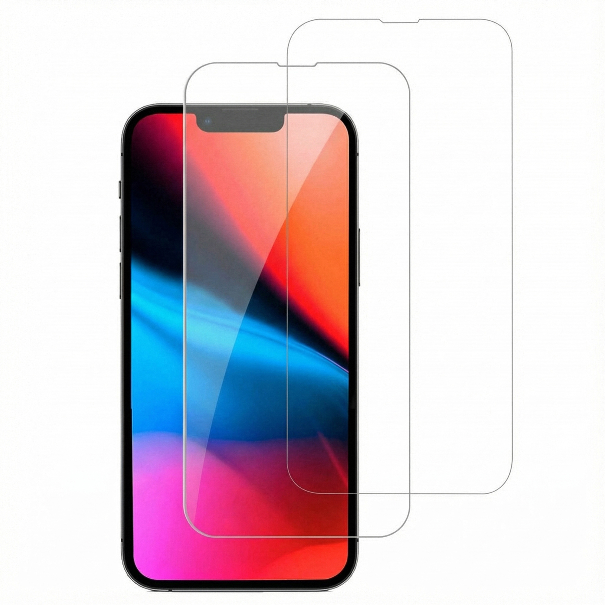 Accezz Displayschutz 2er-pack aus gehärtetem Glas für das Apple iPhone 13 Pro Max / 14 Plus