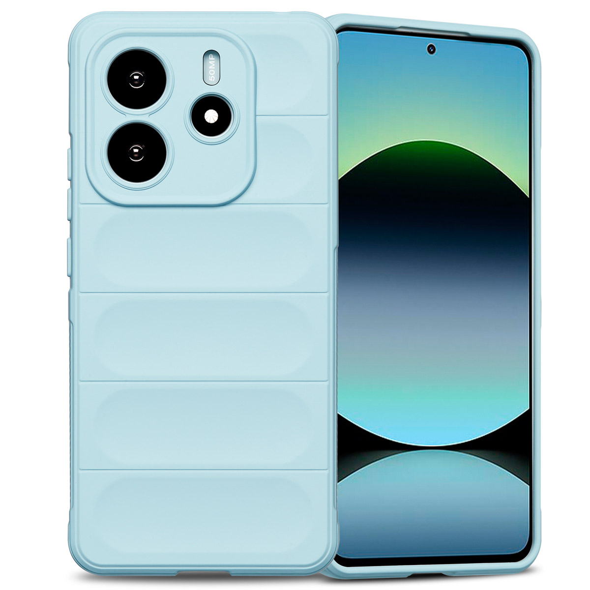imoshion EasyGrip Backcover für das Xiaomi Redmi Note 14 (5G) - Hellblau