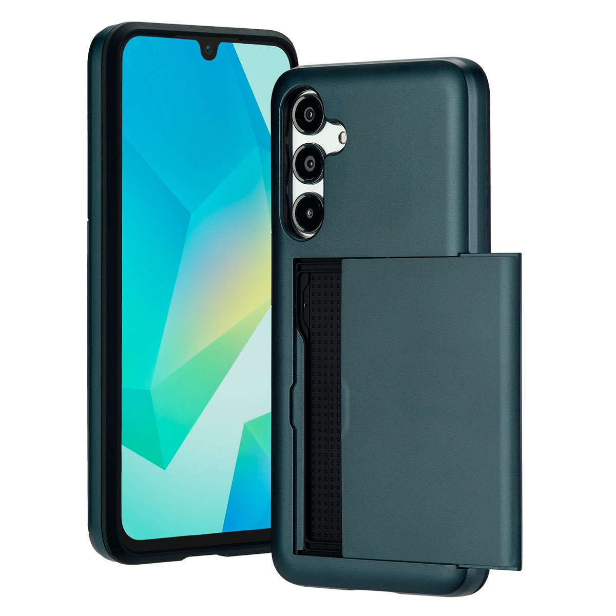 imoshion Backcover mit Kartenfach für das Samsung Galaxy A16 - Dunkelblau