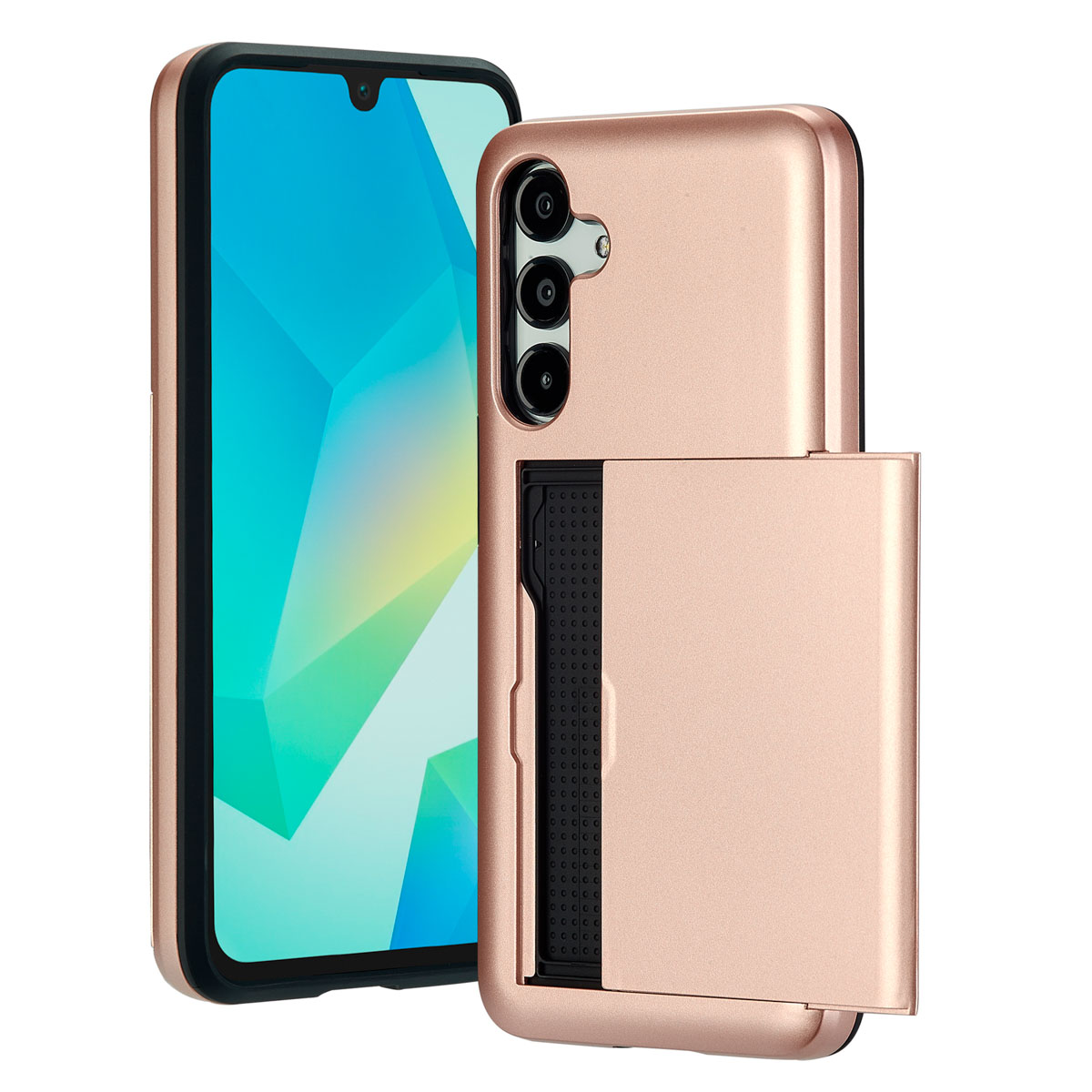 imoshion Backcover mit Kartenfach für das Samsung Galaxy A16 - Rosé gold