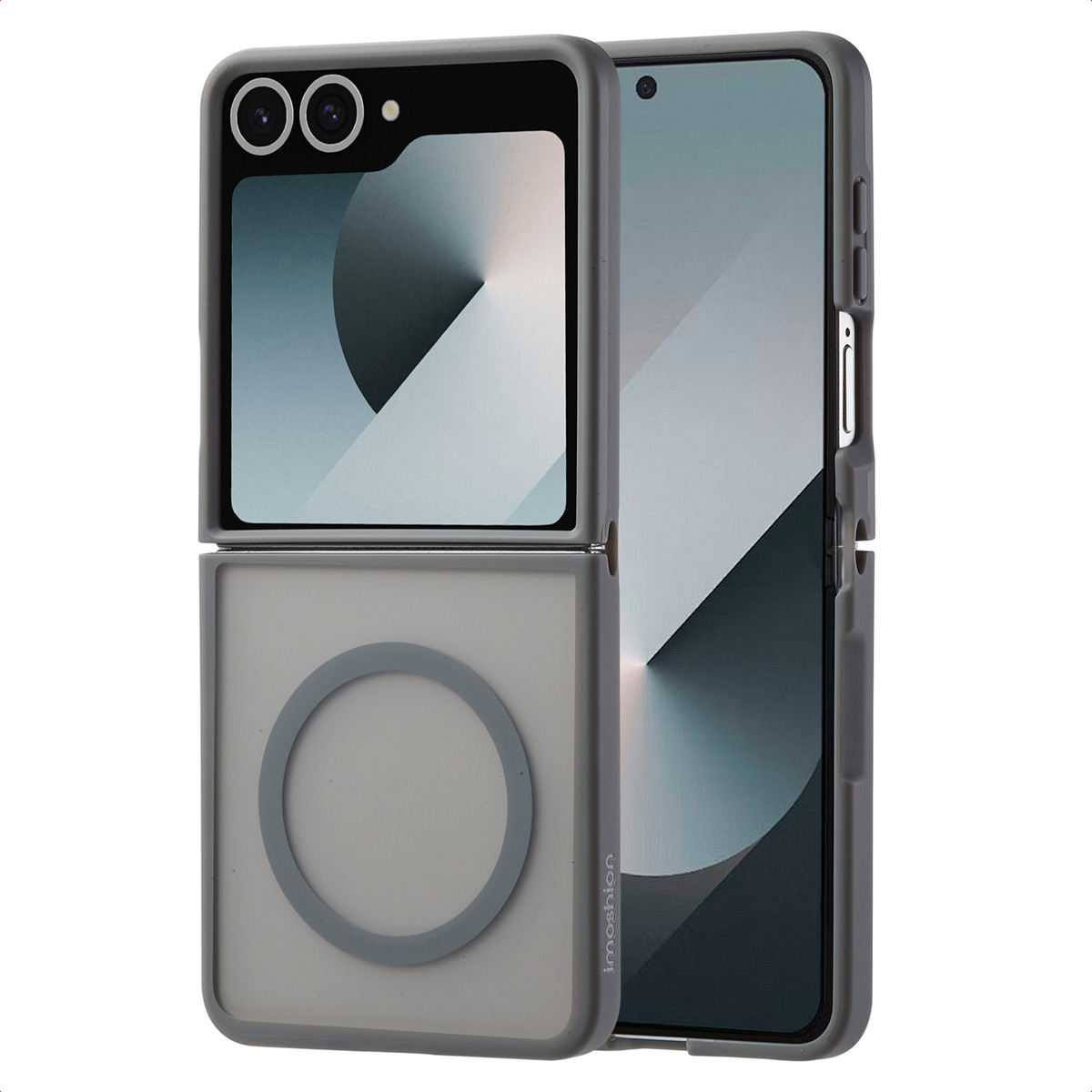 imoshion Color Guard Back Cover mit MagSafe für das Samsung Galaxy Z Flip 7 - Grau